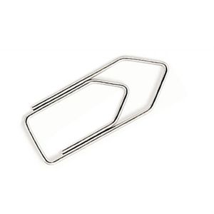 Clips para Papel em Aço Galvanizado Nº6/0 Caixa com 50 Unidades