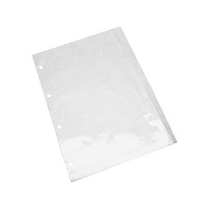 Envelope Plástico Fino  para Pasta Catálogo Tamanho Ofício com 4 Furos