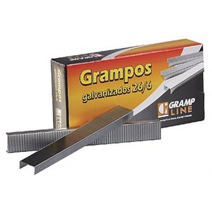 Grampo para Grampeador 26/6 Galvanizado Caixa com 5.000 Grampos GG-26/6