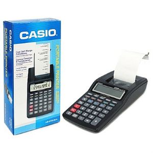 Calculadora com Bobina Casio 12 Dígitos HR-8TM-bk-a