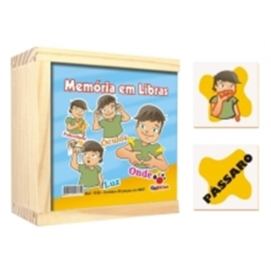 Jogo da Memoria Minha Escolinha FIG/PALAV.20PC em Promoção na Americanas