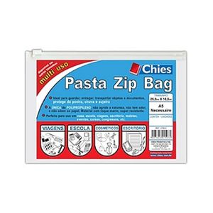 Pasta Malote Zip Bag A5 Chies Ref.2782