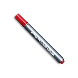 Caneta Marcador Permanente Vermelha Maxprint
