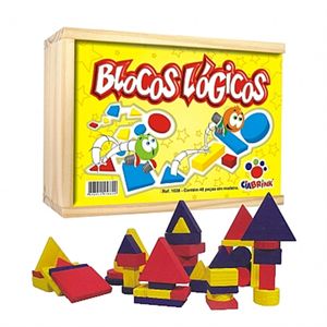 Blocos Lógicos em Madeira Ref.1036