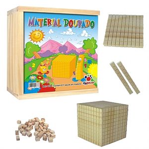 Material Dourado 611 Peças Ref. 1038