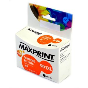 Cartucho de Tinta Maxprint 901xl CC656 Preto Compatível c/ HP 901xl  15ml