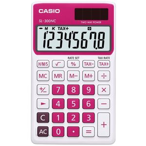 Calculadora de Bolso Casio SL-300NC-RD 8 Dígitos