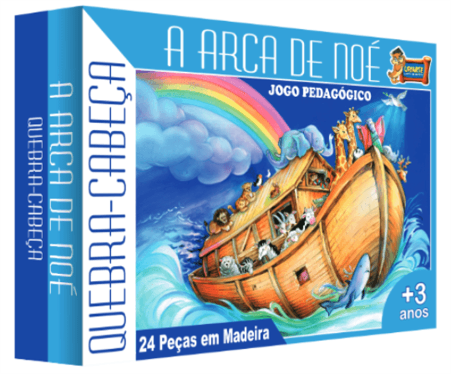 Quebra-Cabeça Infantil Bíblico Arca de Noé em Promoção na Americanas