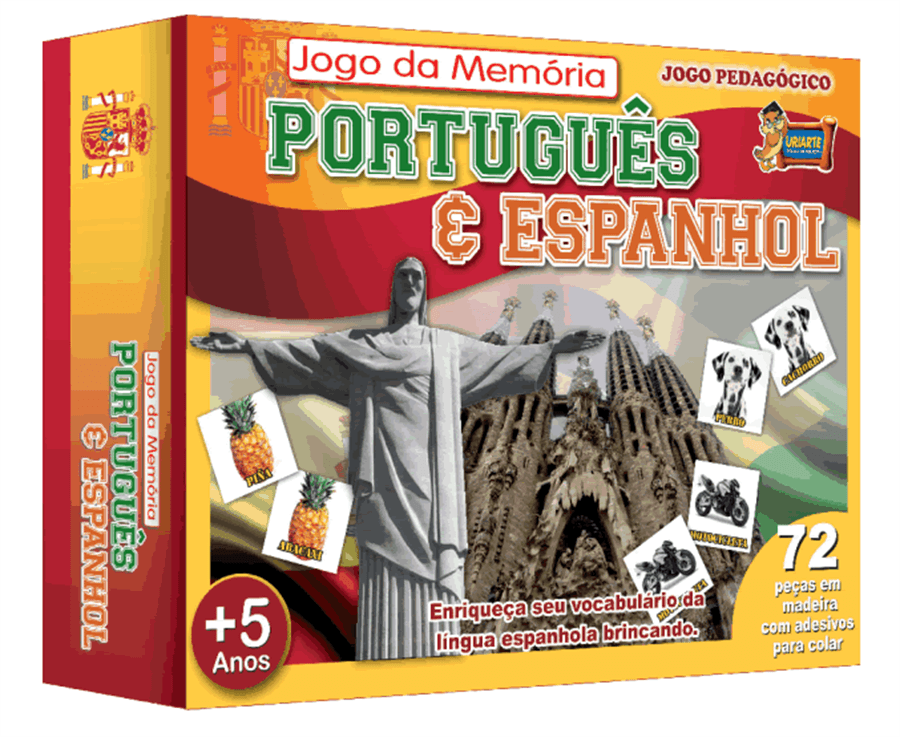 Jogo da Memoria Portugues/Espanhol (Uriarte)
