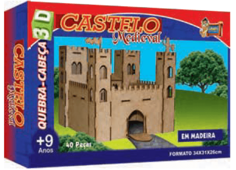 Quebra-Cabeça 3D Castelo