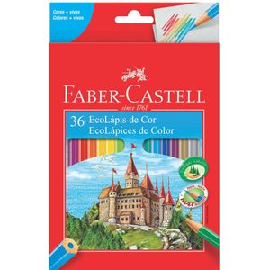 Eco Lápis de Cor 36 Cores Faber-Castell Ref. 120136G