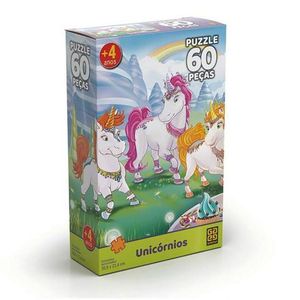 Puzzle unicórnios 60 peças 03564 Grow