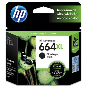 Cartucho de tinta HP 664 Xl preto 8,5ml