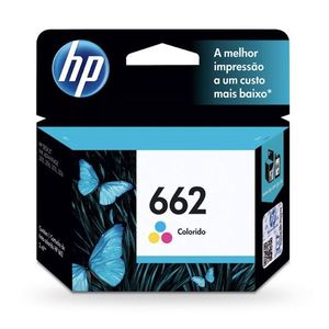 Cartucho de Tinta HP 662 CZ104AB Colorido 2 ml