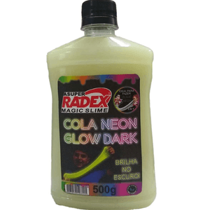 Slime Cola Glow Neon Dark Fluor 500g Radex Multicor
