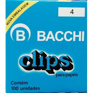 Clips para Papel 4 Galvanizado com 100 unidades
