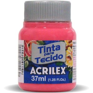 Tinta de tecido 37ml Acrilex -rosa pink 527