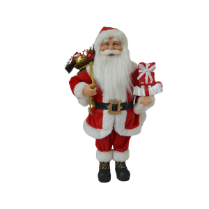Papai Noel em pé com presentes 45 cm