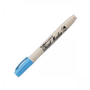 Caneta Brush Marker Artline Supreme Azul Claro