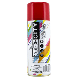 Tinta Spray Color City Multiuso 400ml Vermelho