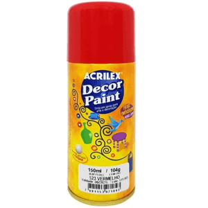 Tinta Spray Decor Paint 150ml Vermelho