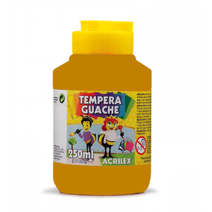 Tinta Tempera Guache 250ml Amarelo Ocre 564