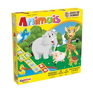 Dominó Animais 28 peças