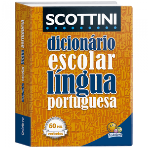 Dicionário Escolar de Português Scottini com Capa PVC
