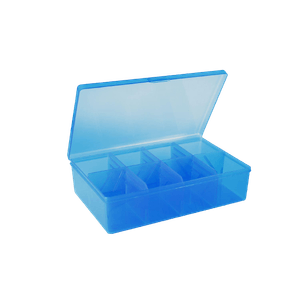 Caixa Organizadora Multiuso P13 com Divisórias Azul
