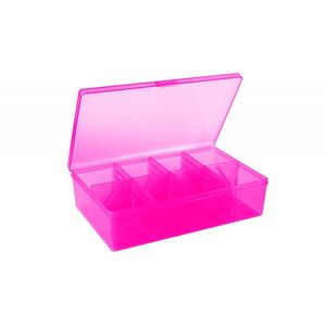 Caixa Organizadora Multiuso P13 com Divisórias Rosa