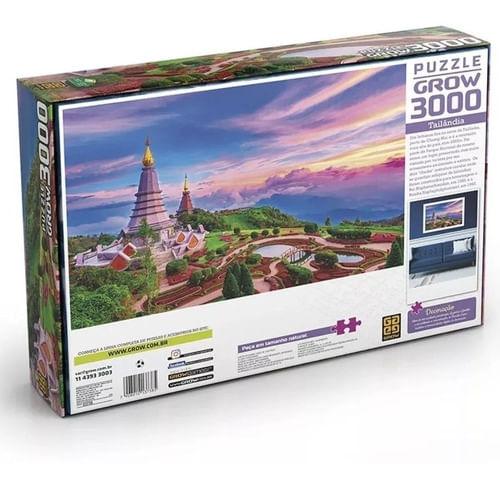 Quebra Cabeça Puzzle Tailândia 3000 peças 03738