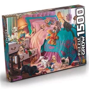 Quebra Cabeça Puzzle Filhotes em Ação 1500 peças 03460