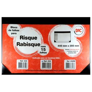 Risque Rabisque 440x280mm com 15 folhas DAC