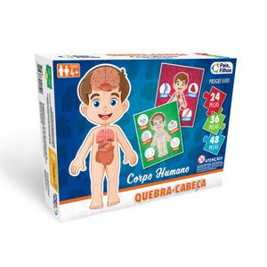 Quebra Cabeça Progressivo Corpo Humano 2159