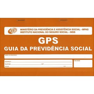 GPS Guia da Previdência Social 6006 São Domingos