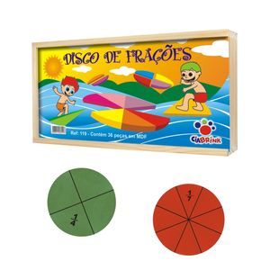 Disco de Frações 36 peças Ref.:119 Ciabrink