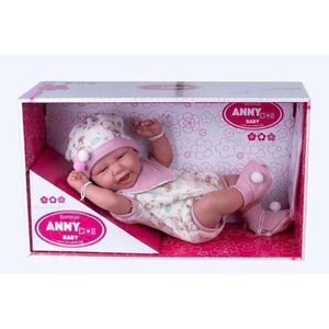 Boneca Anny Doll Baby Macacão Babador 2442