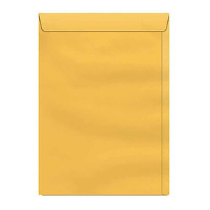 Envelope Saco Amarelo Ouro 229x324 Pacote C/10 unidades