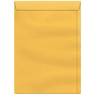 Envelope Saco Amarelo Ouro 240x340 Pacote C/10 unidades
