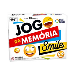 Jogo Da Memória Smile 40 Peças Ref. 7270