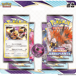 Blister Quadruplo Pokémon Espada e Escudo 6 Reinado Arrepiante