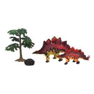 Coleção Mundo Dinossauro 2 figuras + acessórios DMT5769