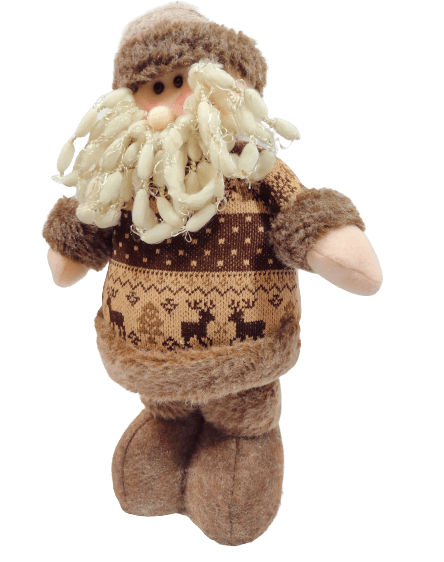 Boneco-de-pelucia-em-pe-Pose-Castanho-42cm-XTS8320--noel
