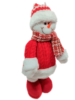 Boneco-de-pelucia-em-pe-Pose-Xadrez-Vermelho-42cm-XTS8675boneco-de-neve