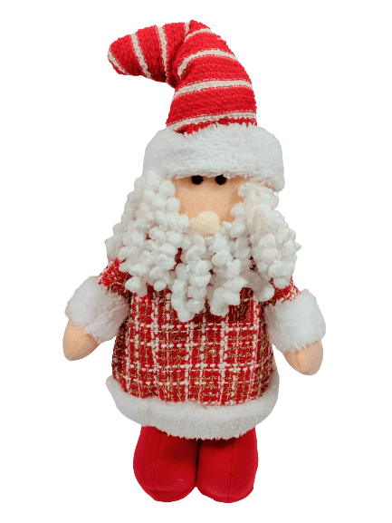 Boneco-de-pelucia-em-pe-Pose-Xadrez-Vermelho-42cm-XTS8675papai-noel