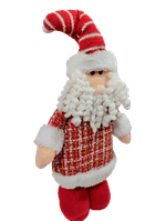 Boneco-de-pelucia-em-pe-Pose-Xadrez-Vermelho-42cm-XTS8675noel-7898494686755
