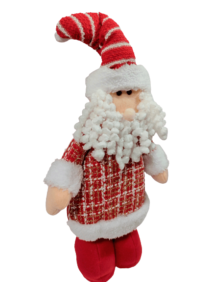 Boneco-de-pelucia-em-pe-Pose-Xadrez-Vermelho-42cm-XTS8675noel-7898494686755