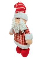Boneco-de-pelucia-em-pe-Pose-Xadrez-Vermelho-42cm-XTS8675noel7898494686755