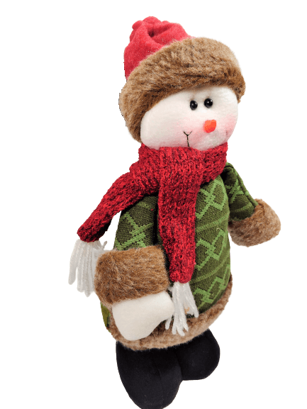 Boneco-de-pelucia-em-pe-Pose-verdevermelho-42cm-XTS8295-7898494682955