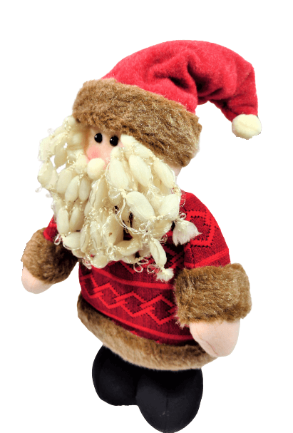 Boneco-de-pelucia-em-pe-Pose-verdevermelho-42cm-XTS8295-noel-7898494682955